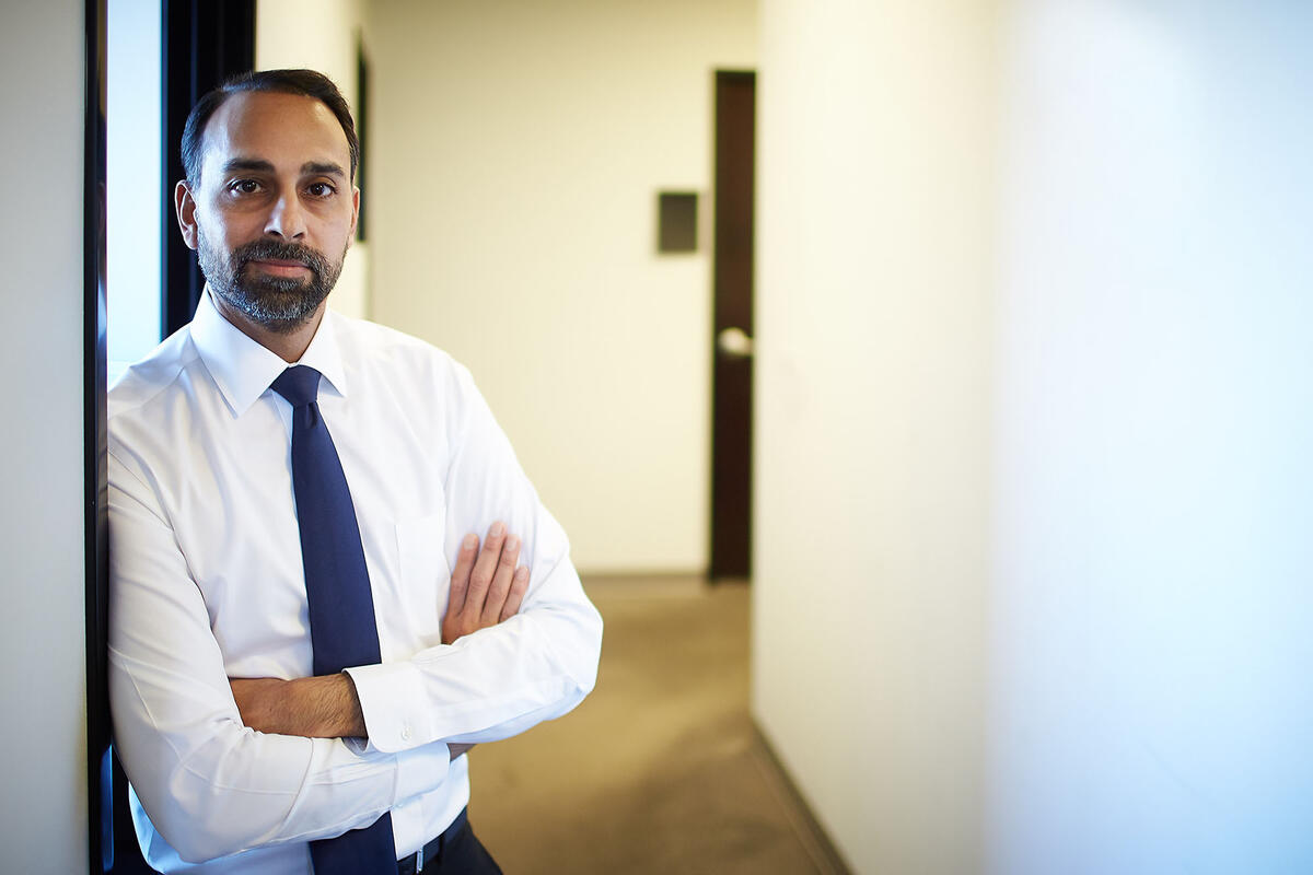 Portrait of Dr. Abraham &quot;Jim&quot; Nagy, Acting Chairman Department of Neurology, UNLV School of Medicine. 