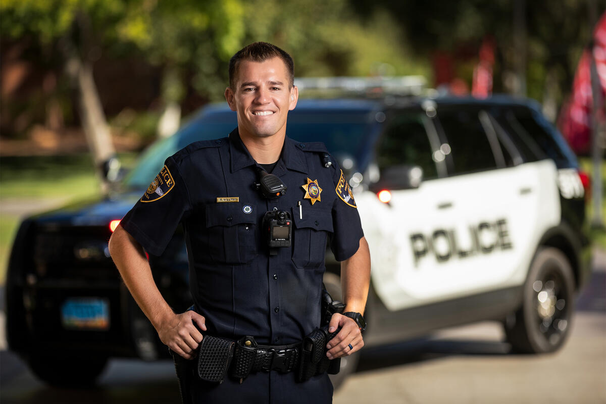 Portrait of Officer Ryan Willman of UNLV Campus Police Services
