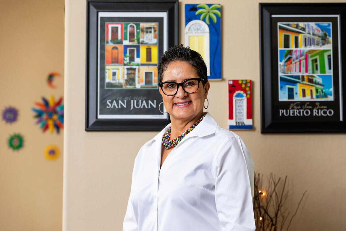 Portrait of Cecilia Maldonado the associate vice provost for workforce development