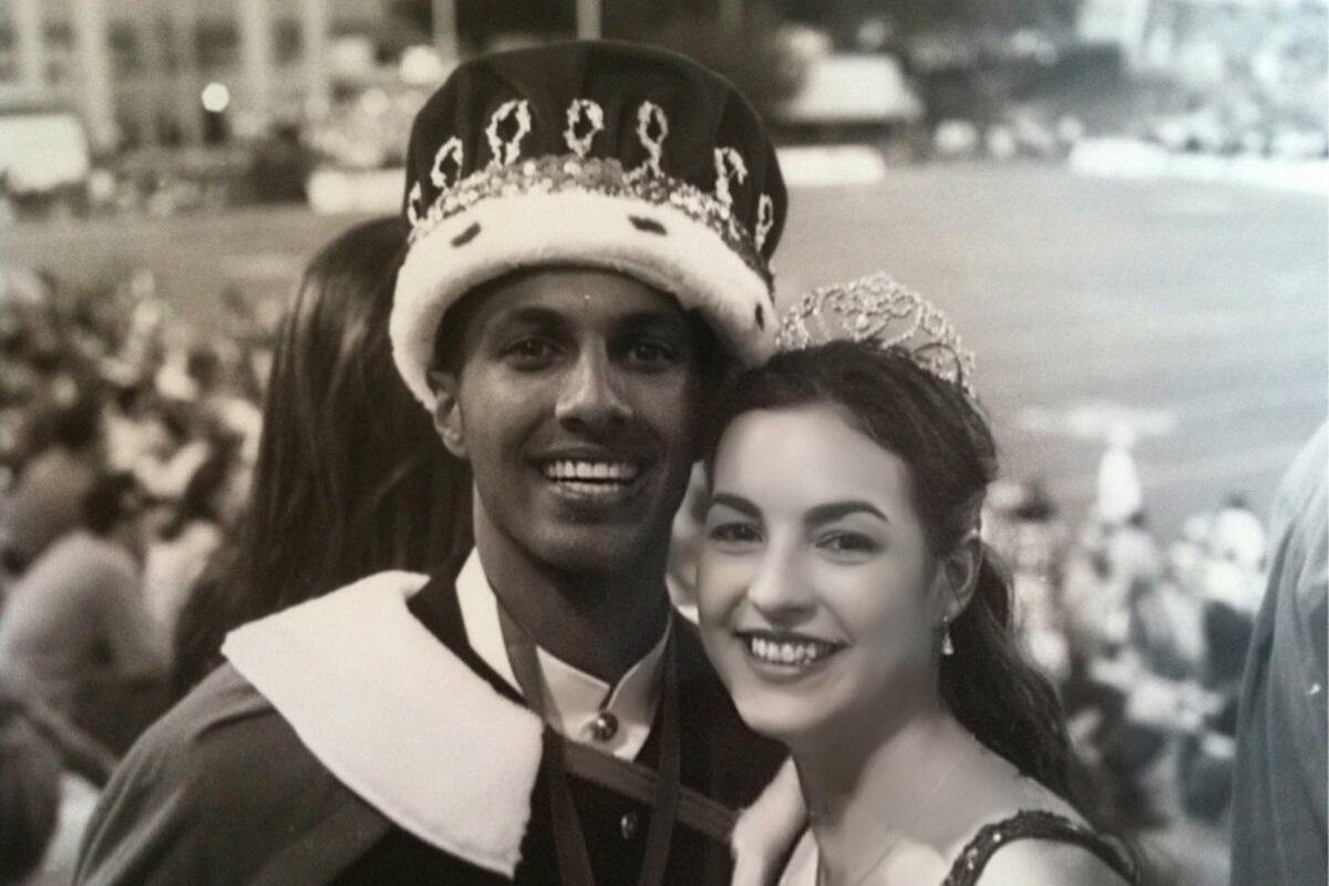 Homecoming Queen Corrin Sullivan and king Aviv Itzhaki