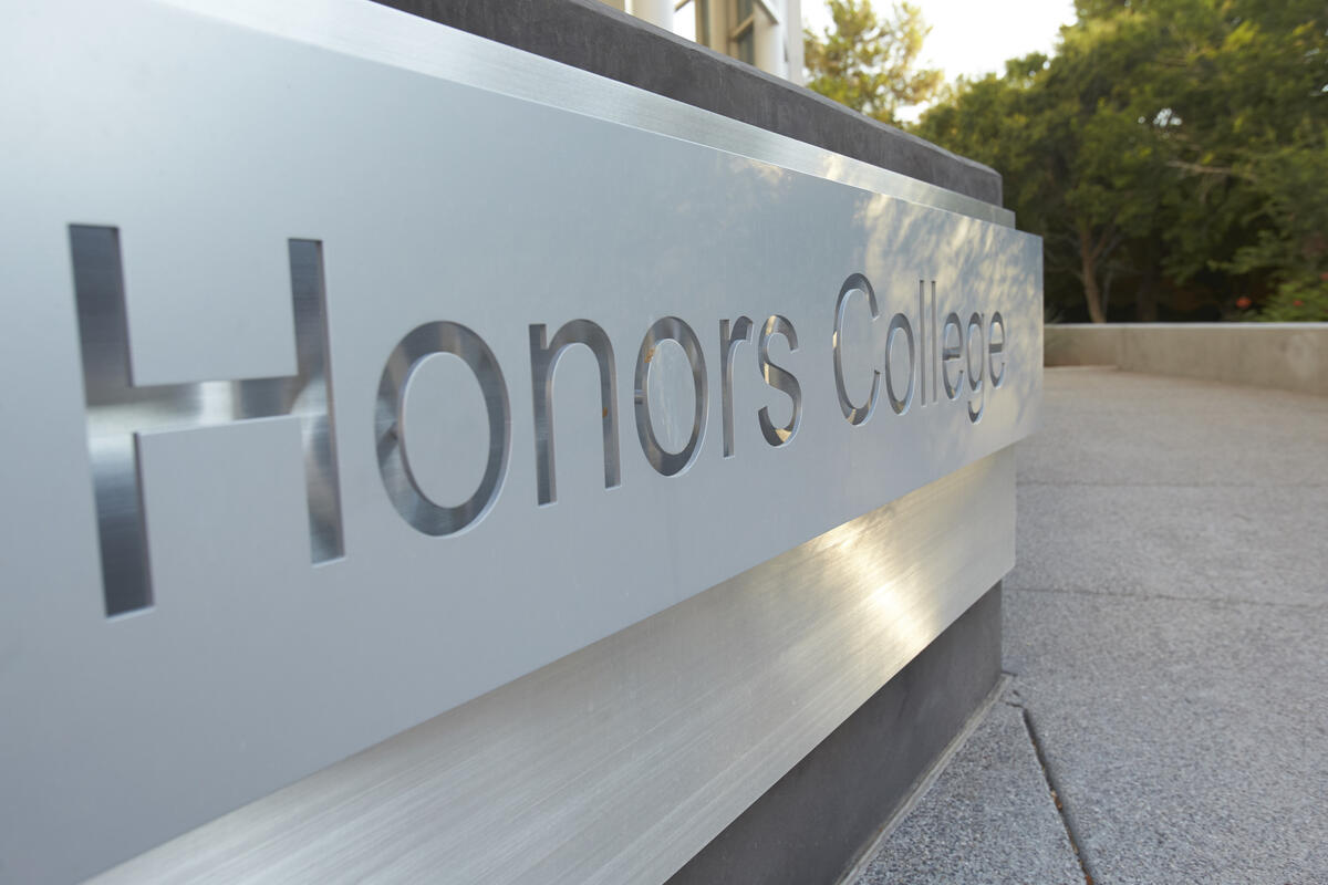 Honors College signage