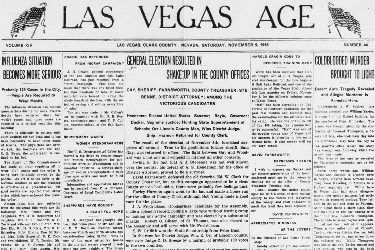 A newspaper clipping