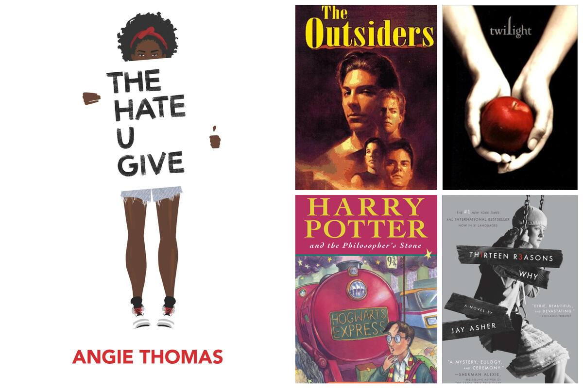 The Hate You Give, The Outsider, Harry Potter and Twilight