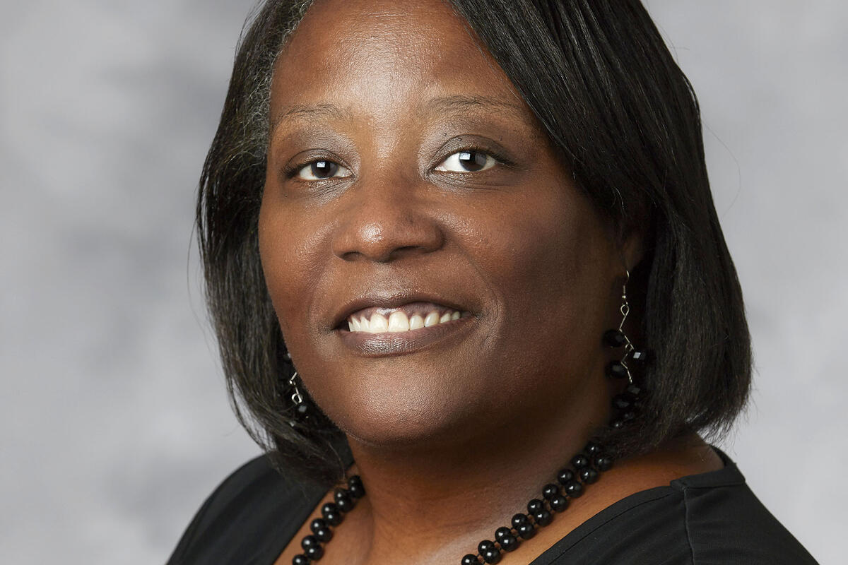 Closeup of Doris Blackwell