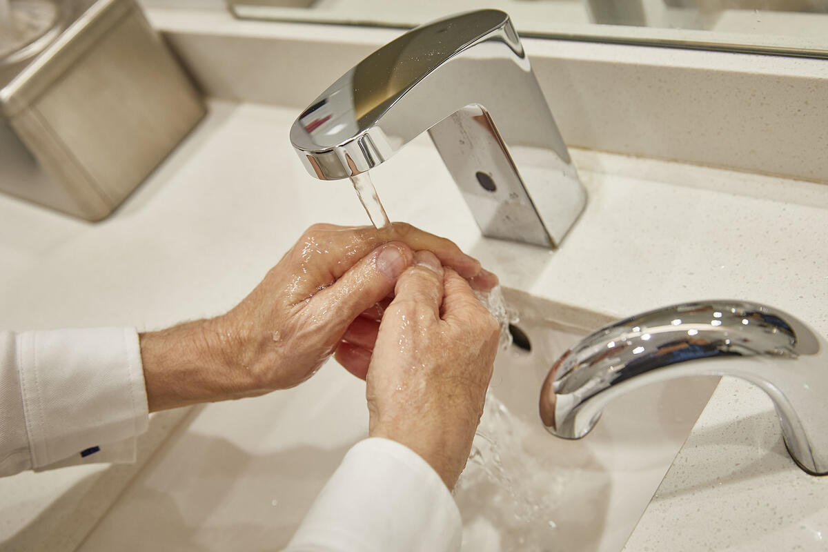 hand washing