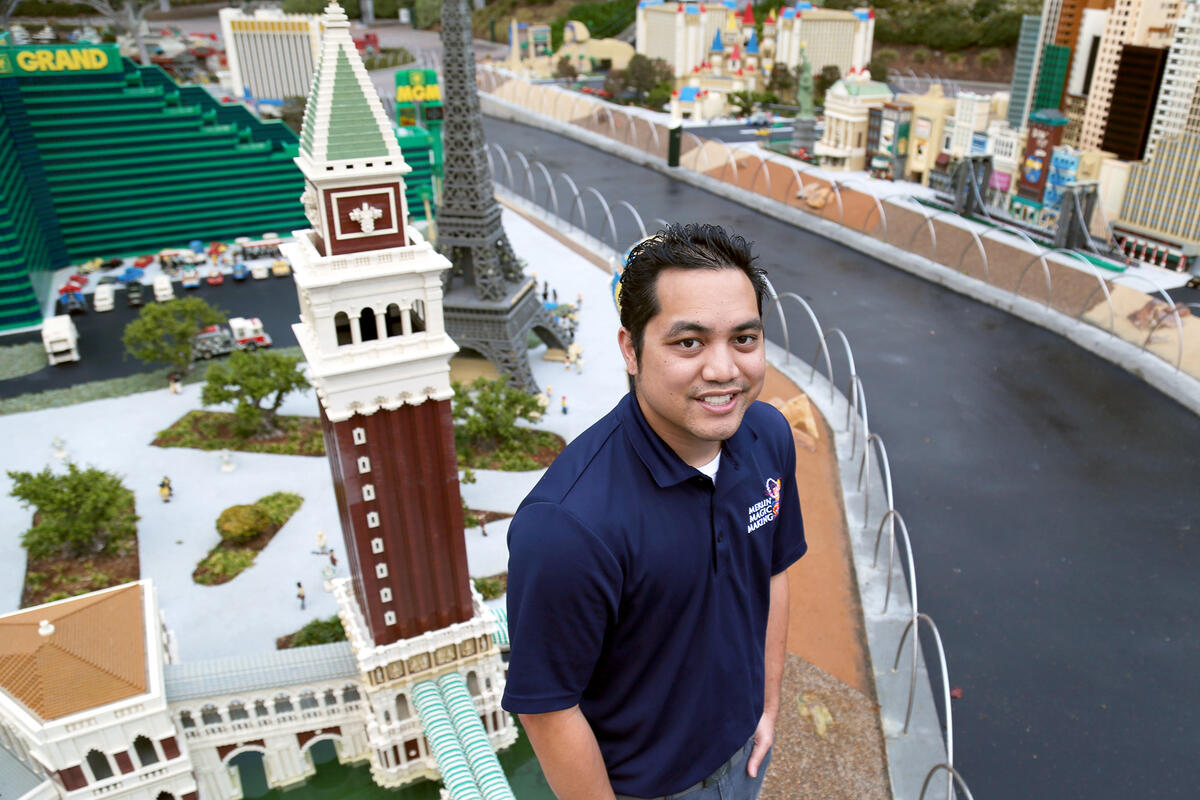 Alex Andres at Lego Land