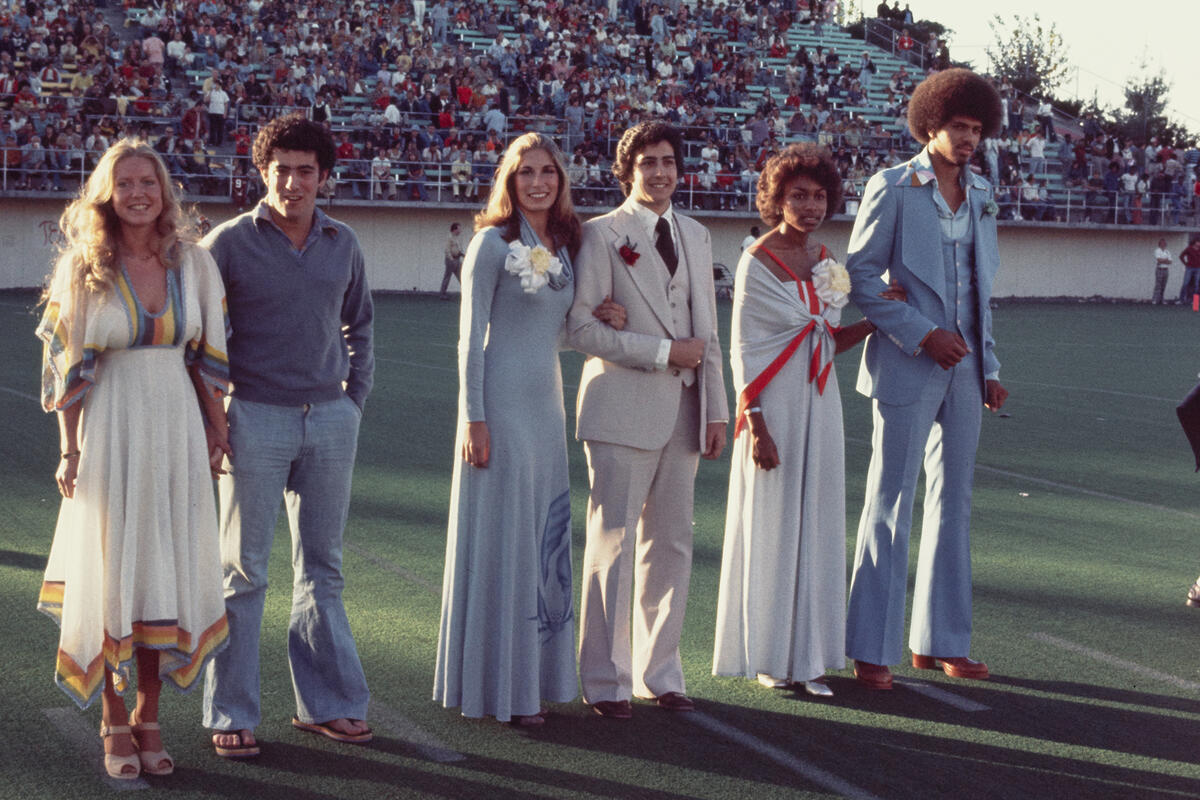 Homecoming royalty from 1976