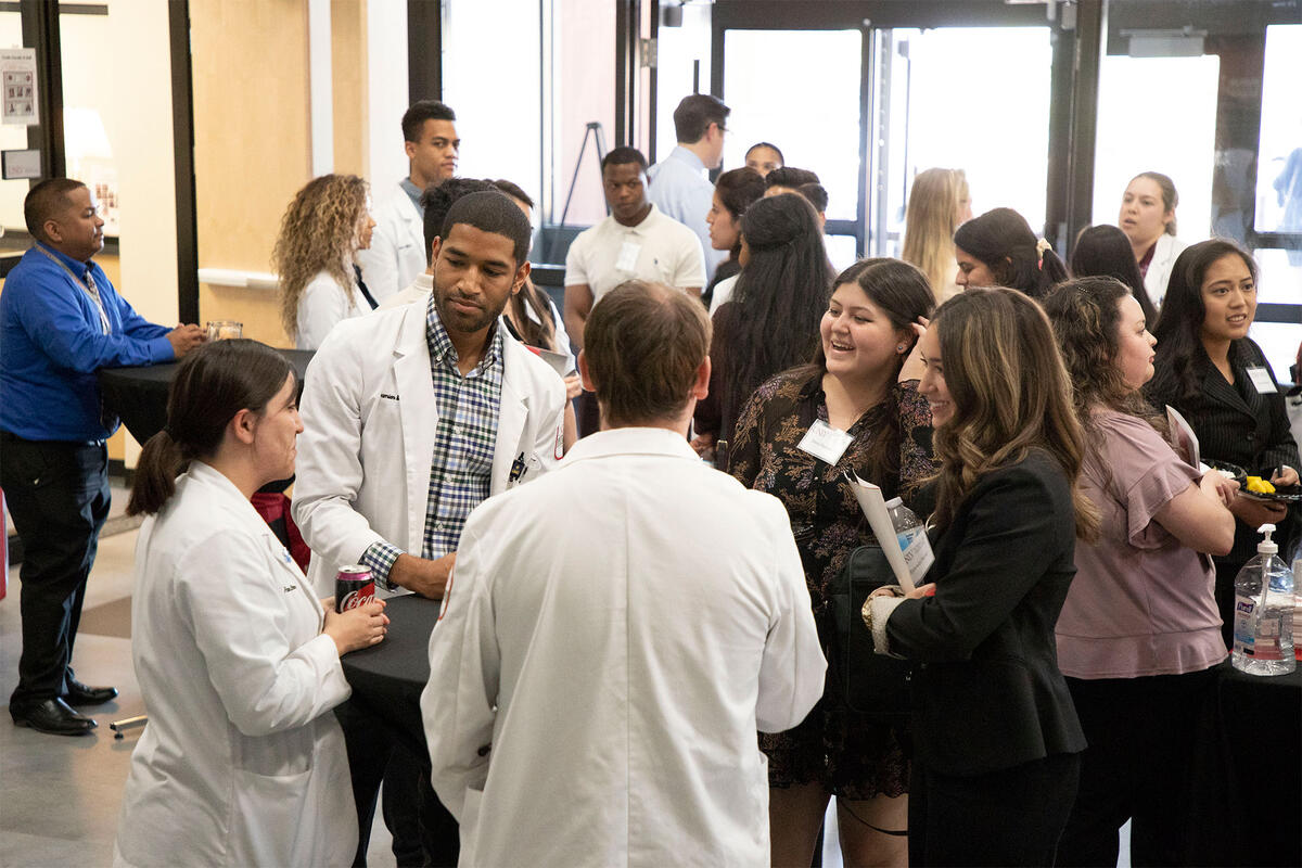 Students at the 3rd Annual Pre-Medicine Conference on May 17, 2019