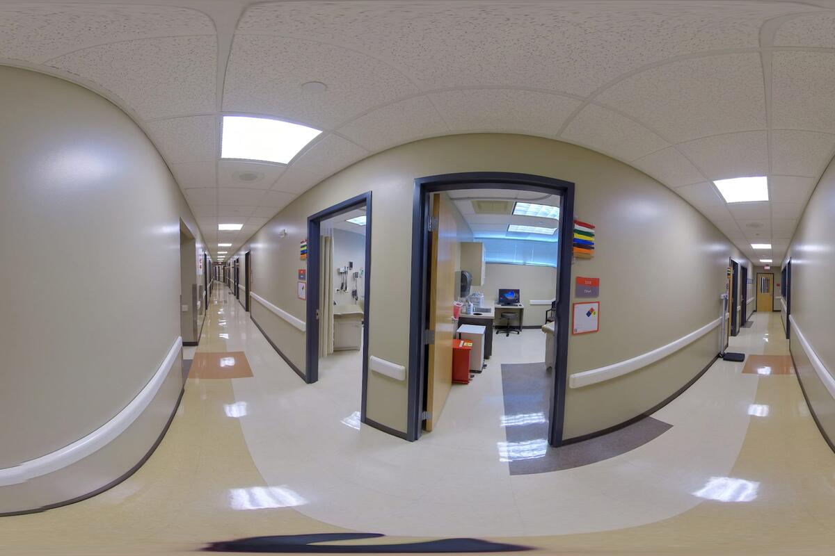 S-R-W-C exam room hallway
