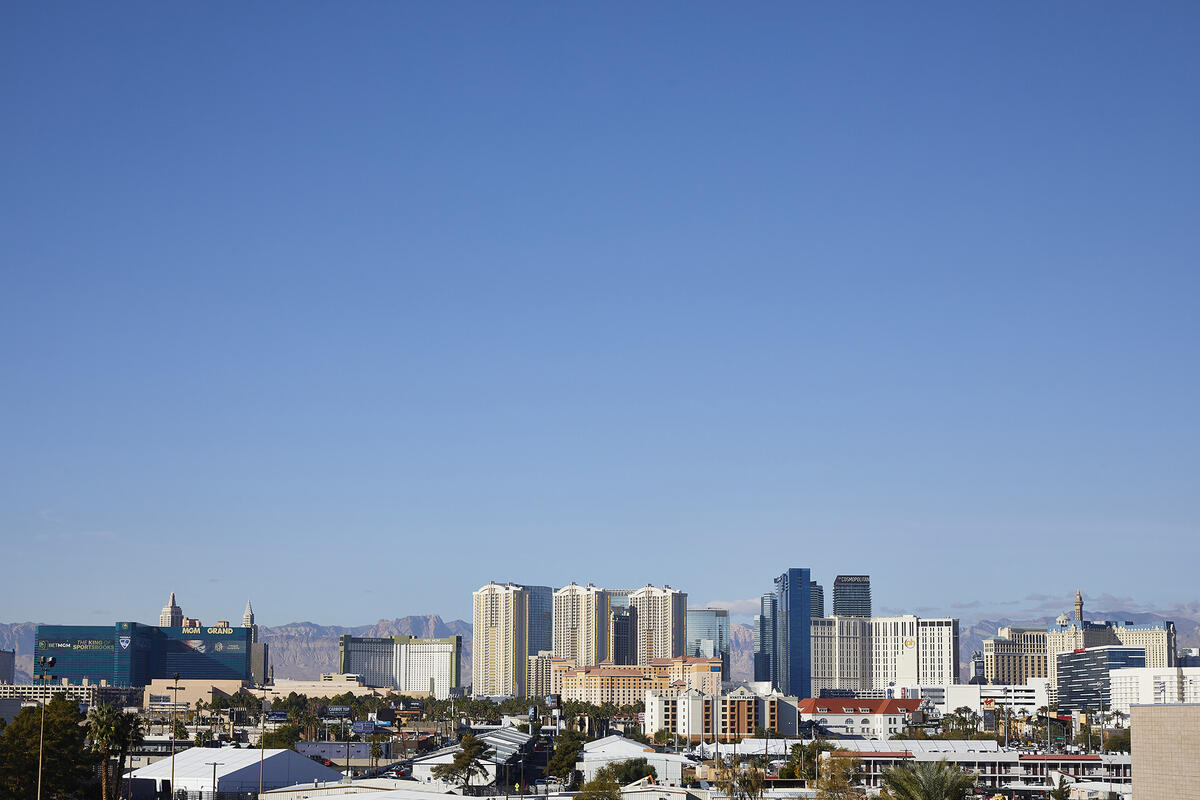 Eastern view of the Las Vegas Strip