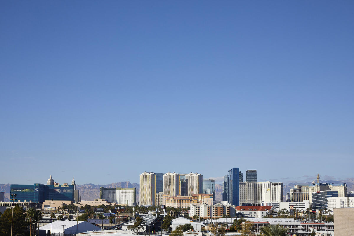 Picture overlooking Las Vegas Strip