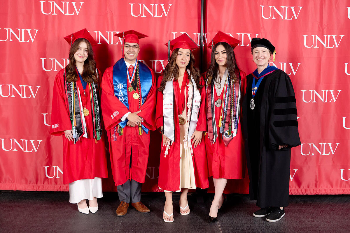 5 People In Graduation Attire