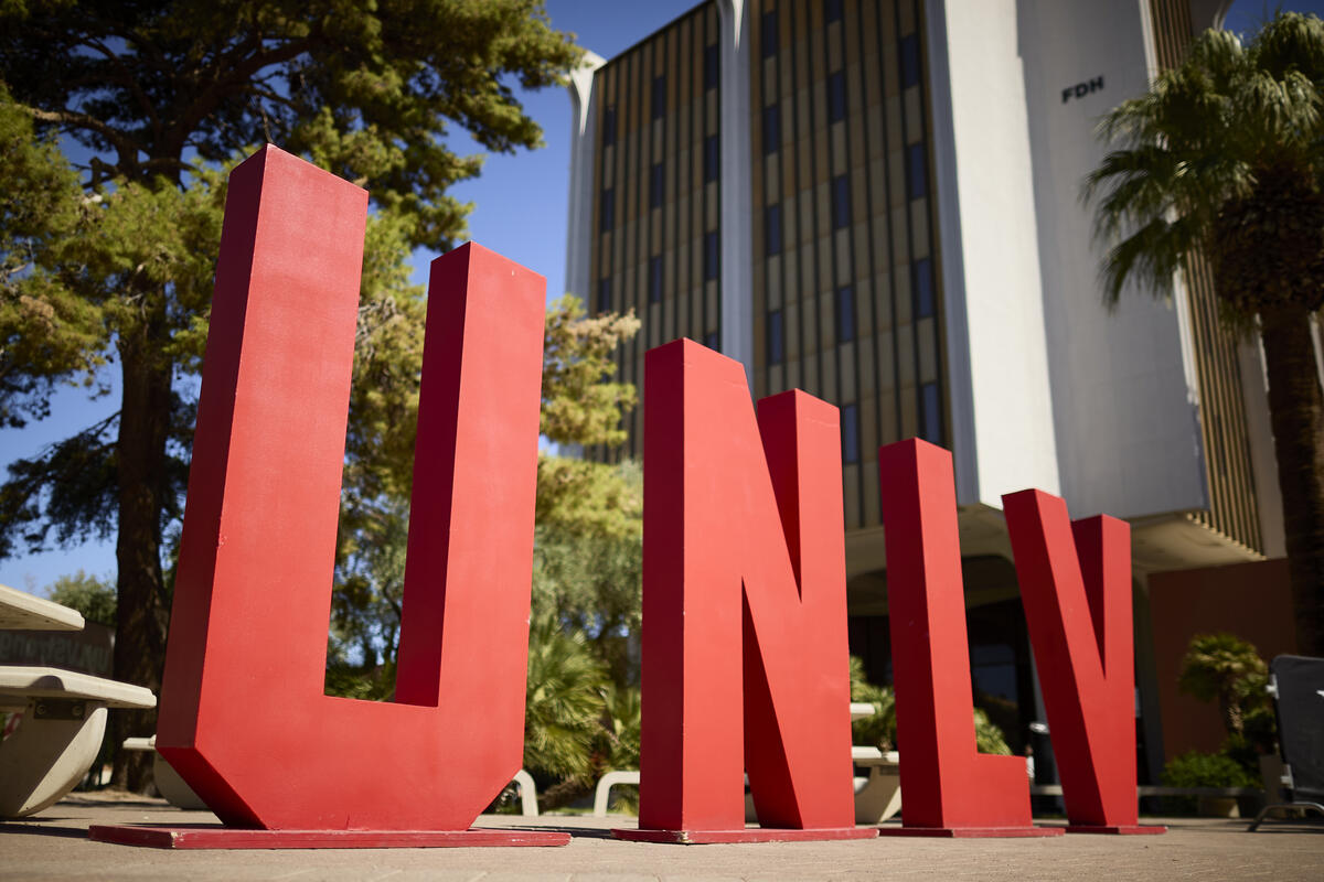 UNLV sign