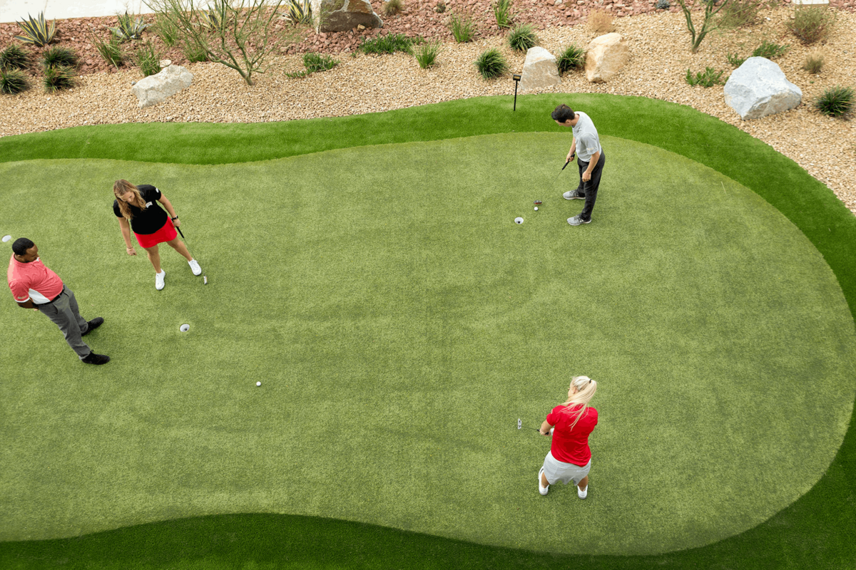 photo of a golf field