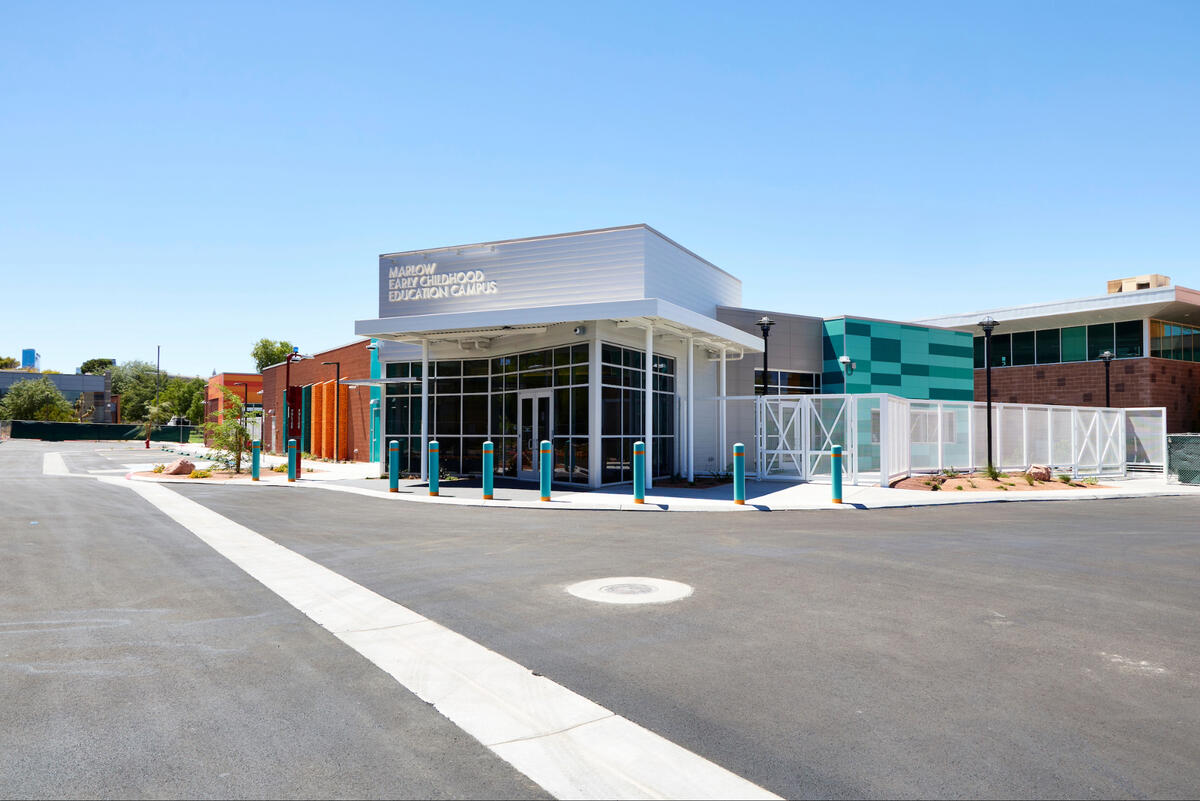 The outside of the Marlow Early Childhood Education Campus.