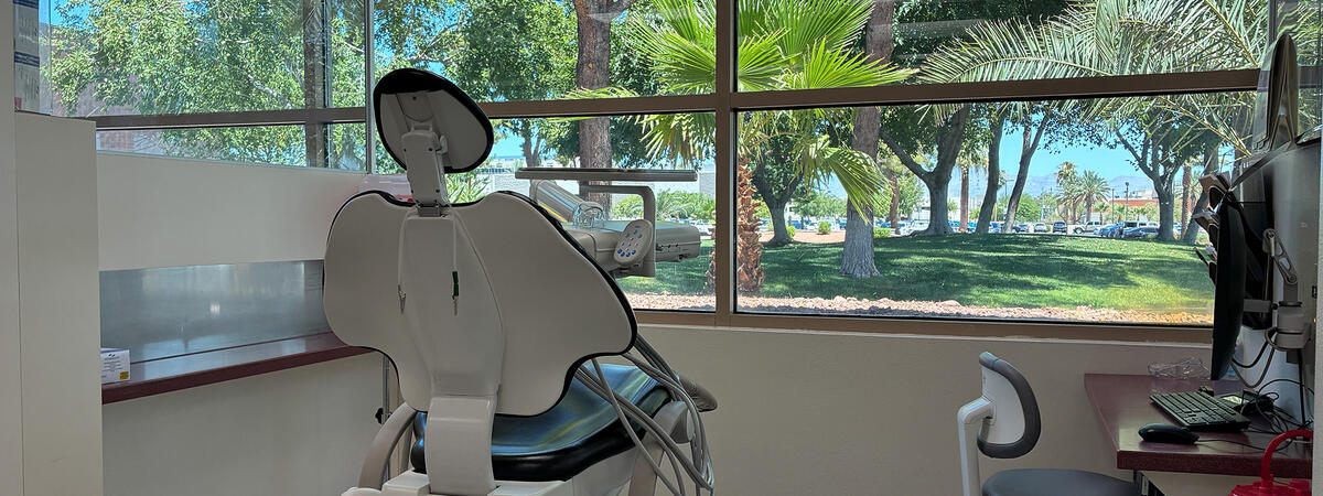 Interior shot of the UNLV urgent care/oral surgery clinic