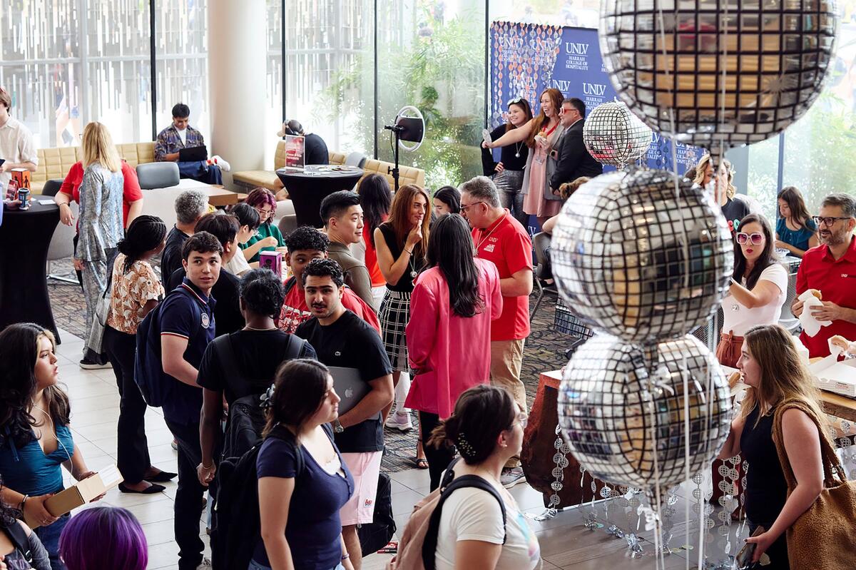 Photo of a Disco and Donuts event