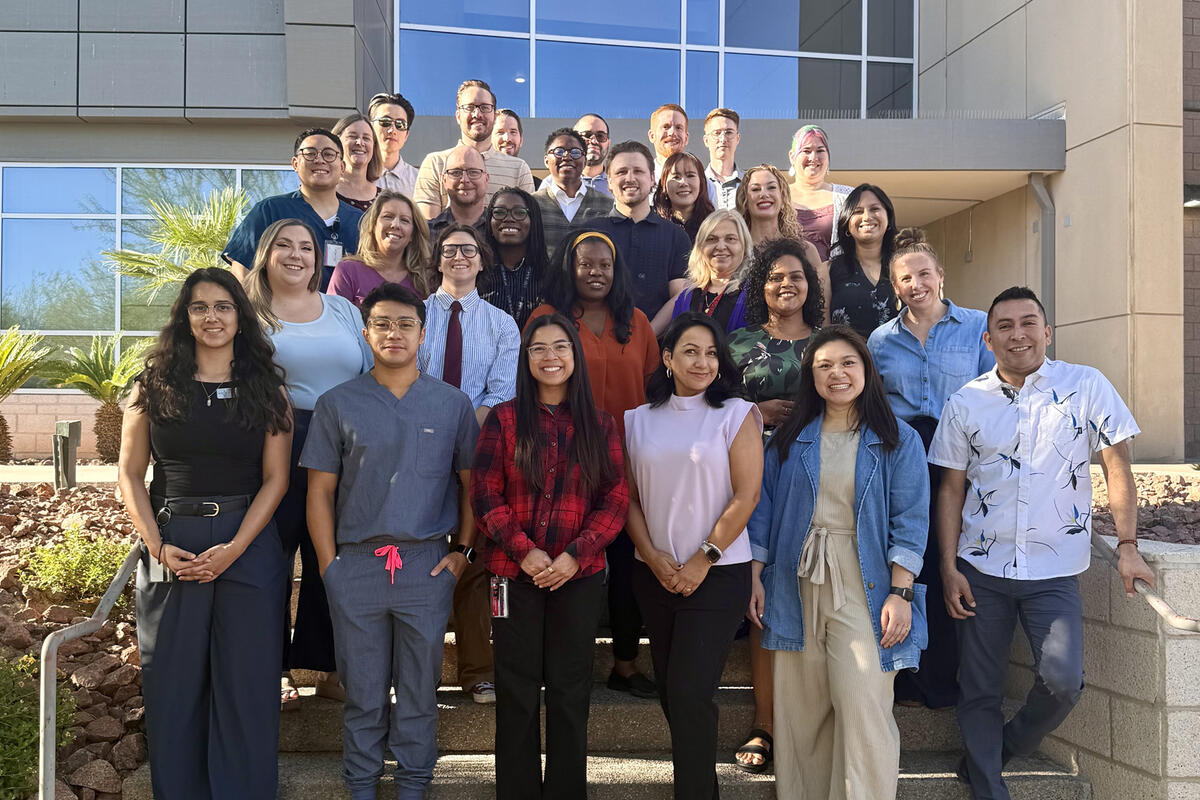 Photo of all the staff for the UNLV Student Counseling and Psychological Services