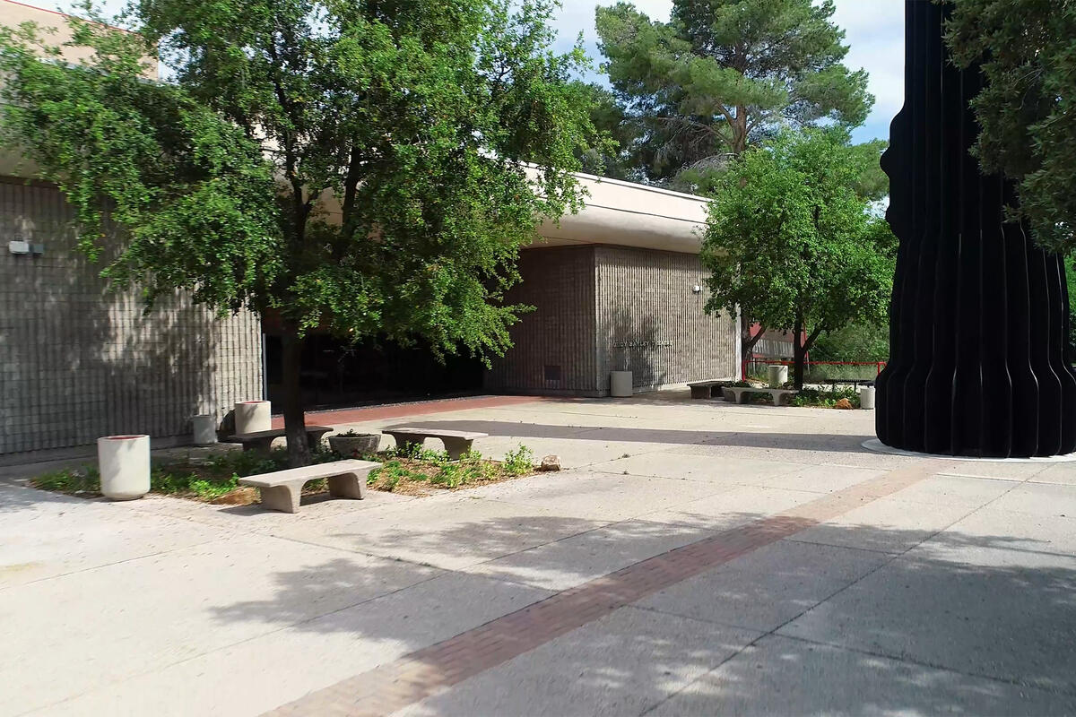 Exterior photo of the Judy Bayley Theatre