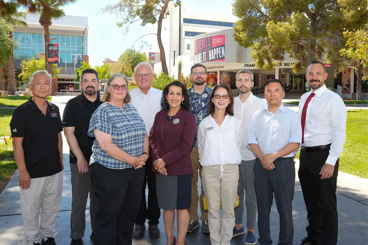 Photo of a group faculty at the Lee Business School