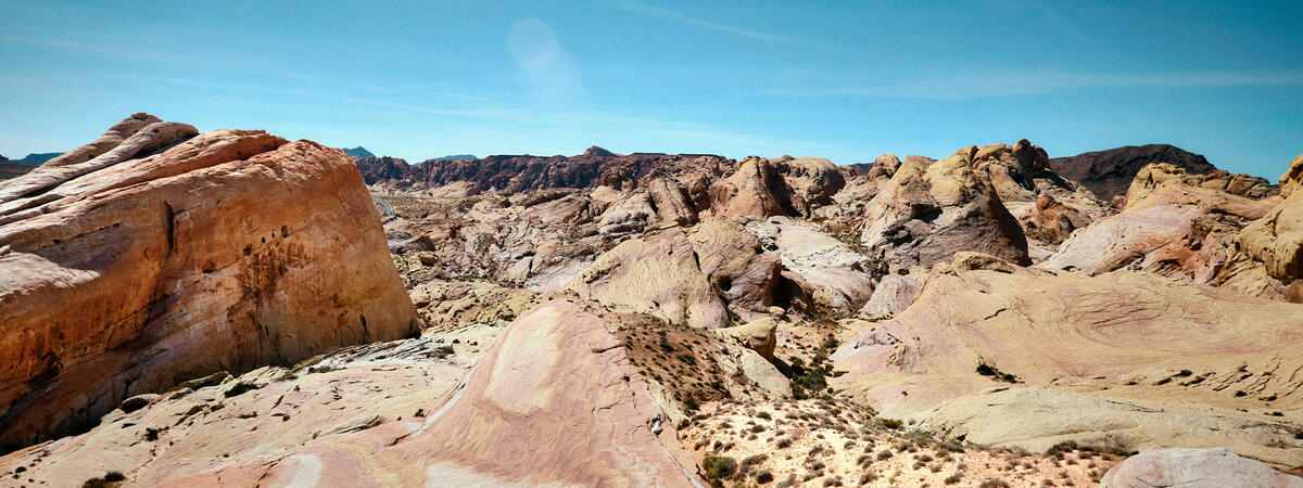sandstone formations in the Valley of Fire