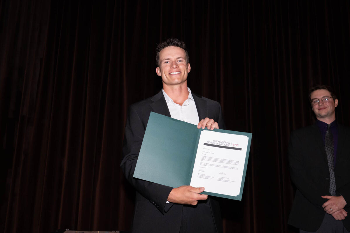 AOA inductee at the 6th Annual Dinner & Induction Ceremony of the Kirk Kerkorian School of Medicine