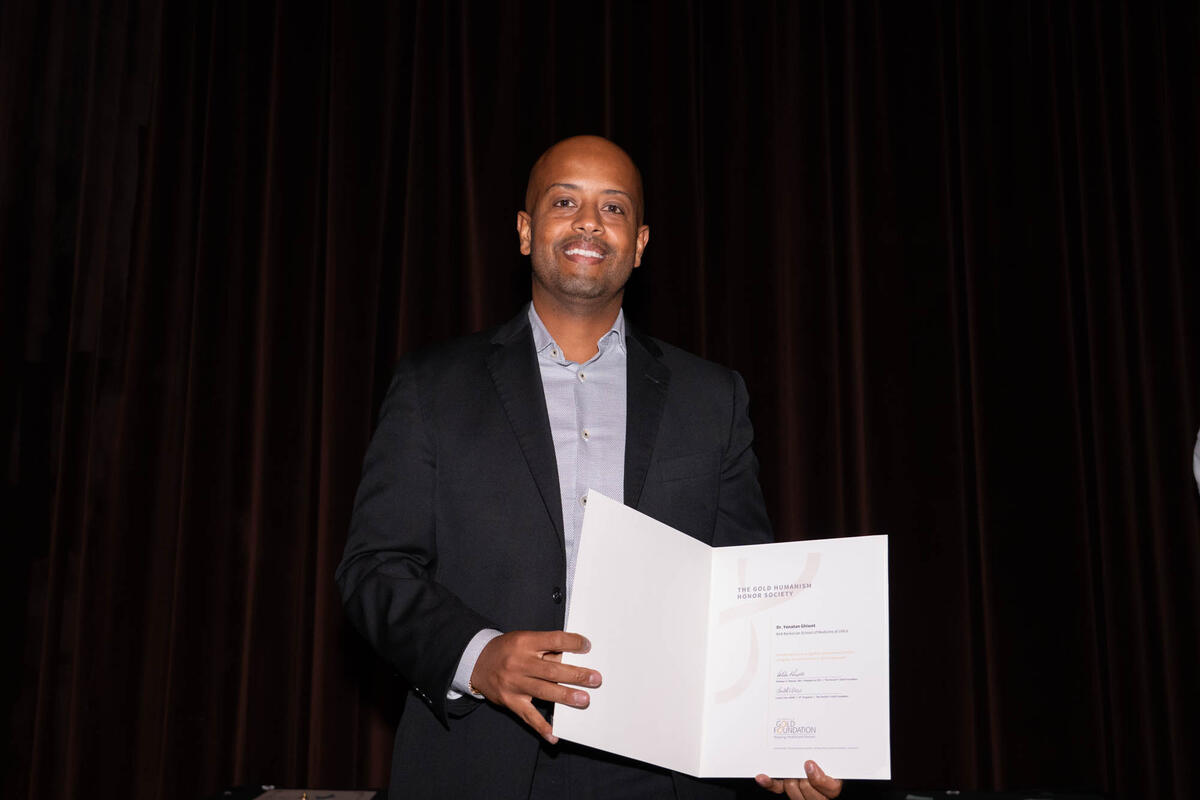 GHHS inductee at the 6th Annual Dinner & Induction Ceremony of the Kirk Kerkorian School of Medicine