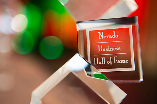 Nevada Business Hall of Fame logo