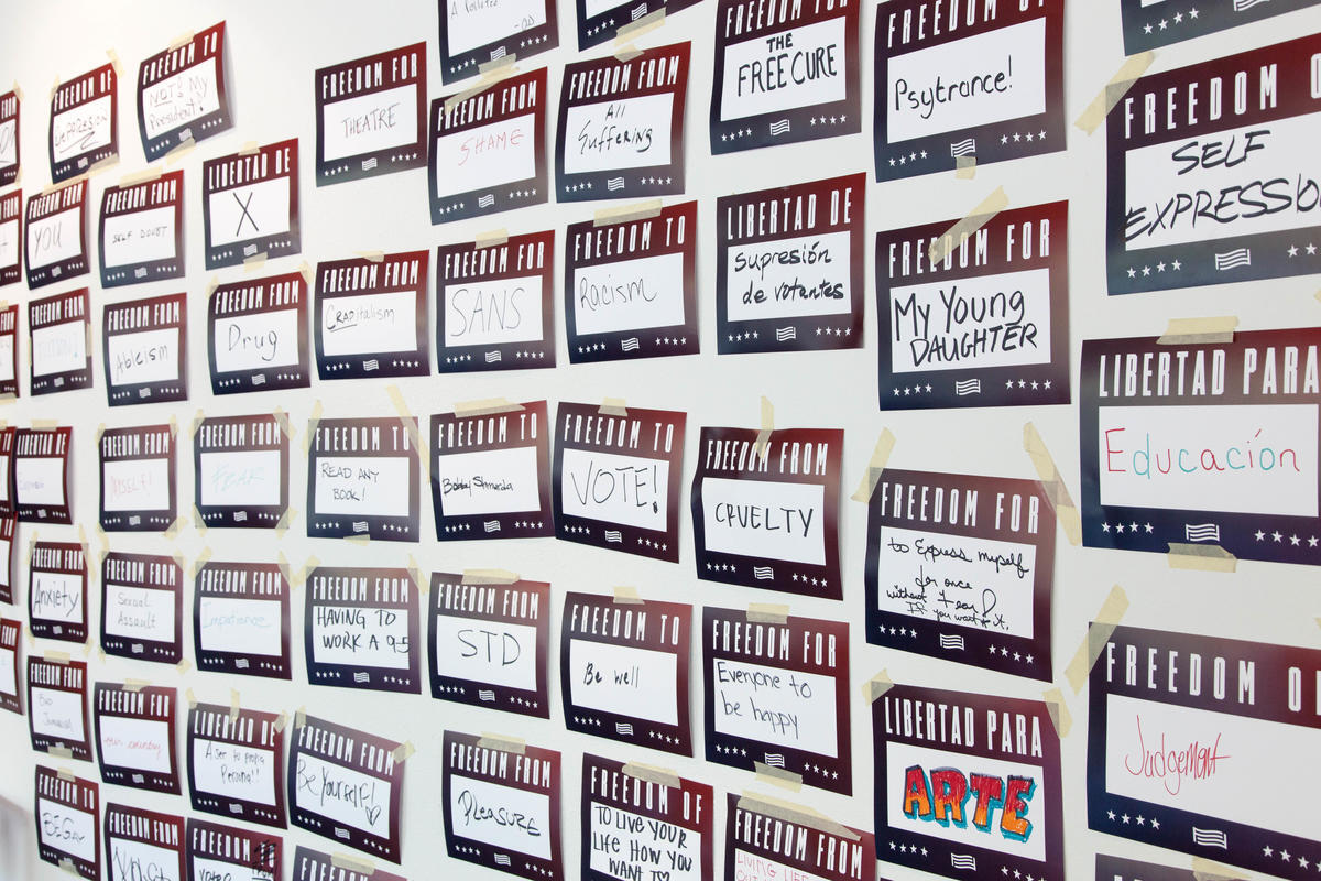 display of signs