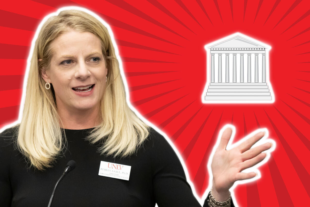 UNLV professor Rebecca Gill