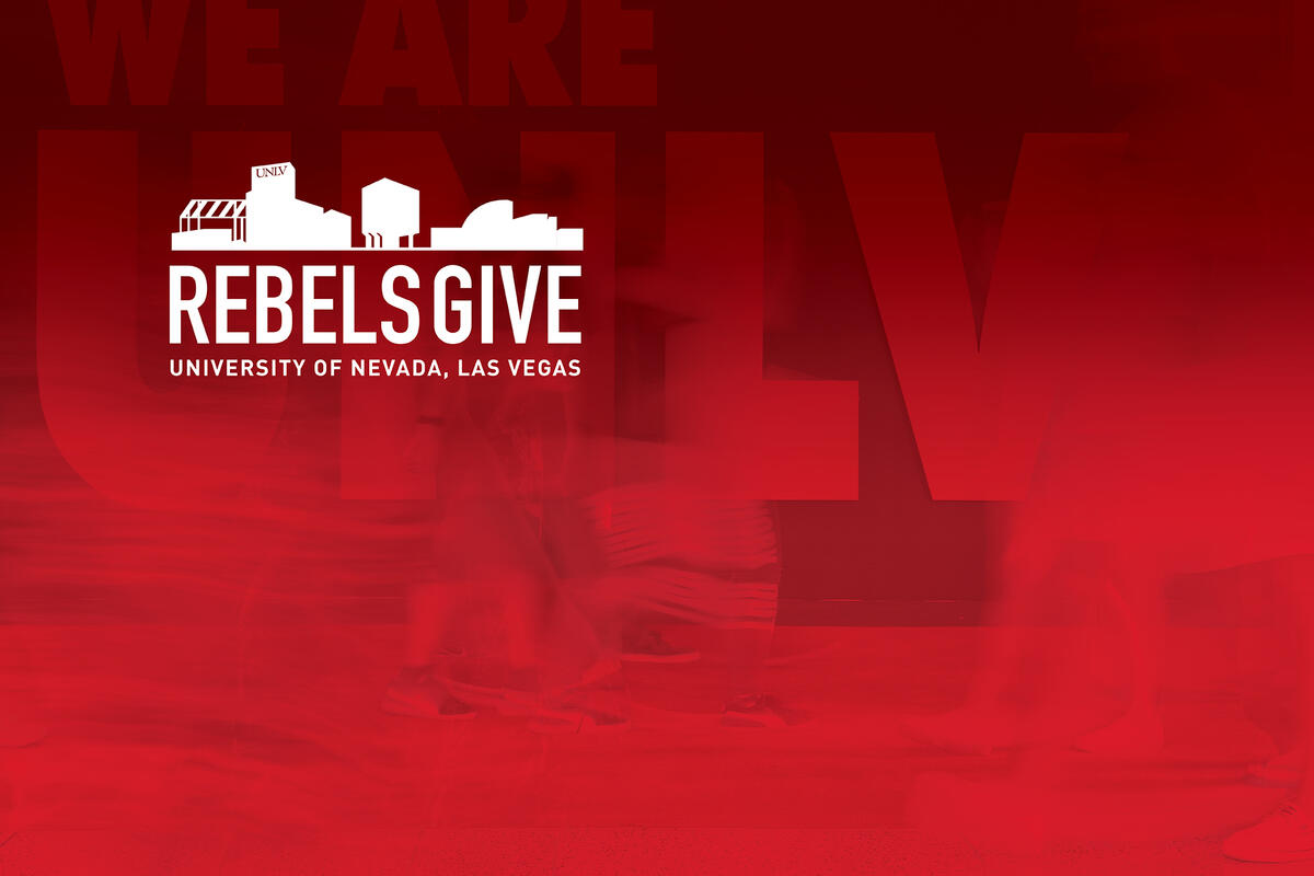 Rebels Give logo on red background