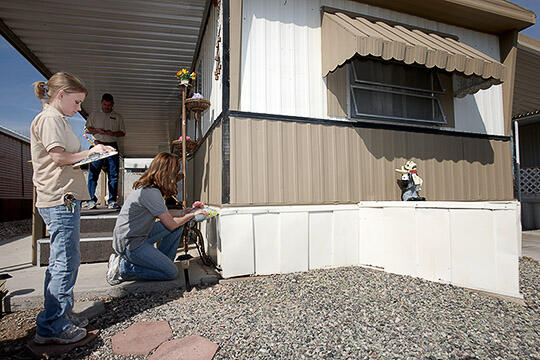 Students conduct home inspections