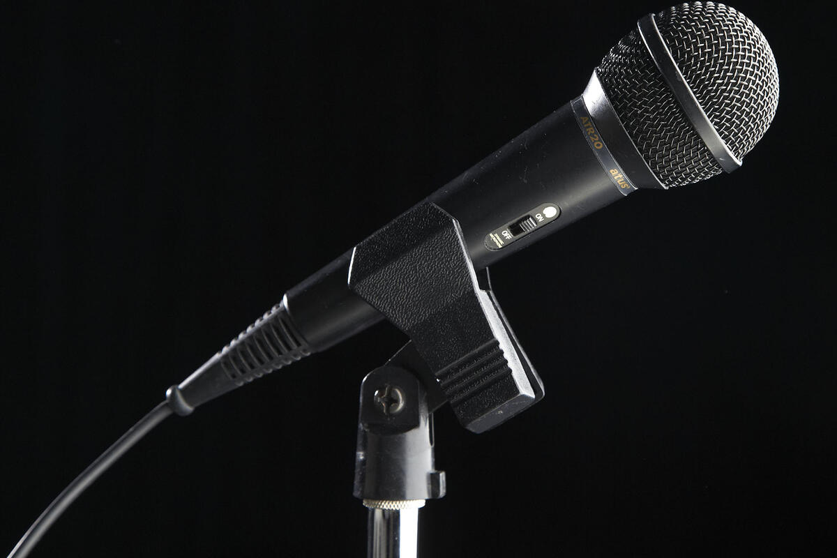 microphone closeup