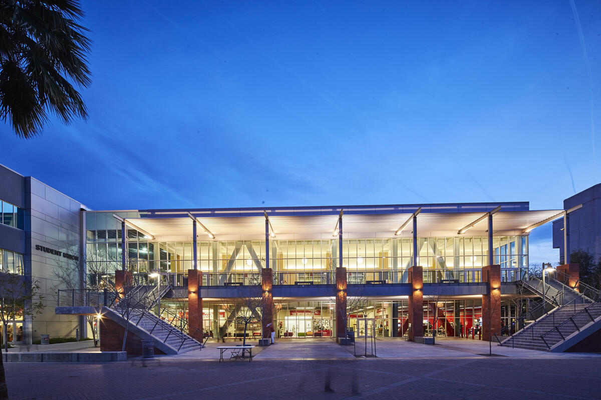 Student Union at night