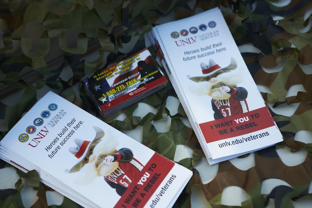 UNLV veteran services flyers