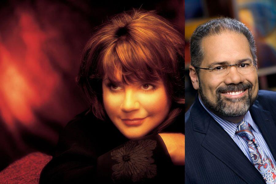 Linda Ronstadt and Ray Suarez