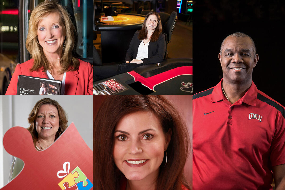 Randall Cunningham, Brett Abarbanal, MJ Maynard, Lynda Tache and Melissa Maher