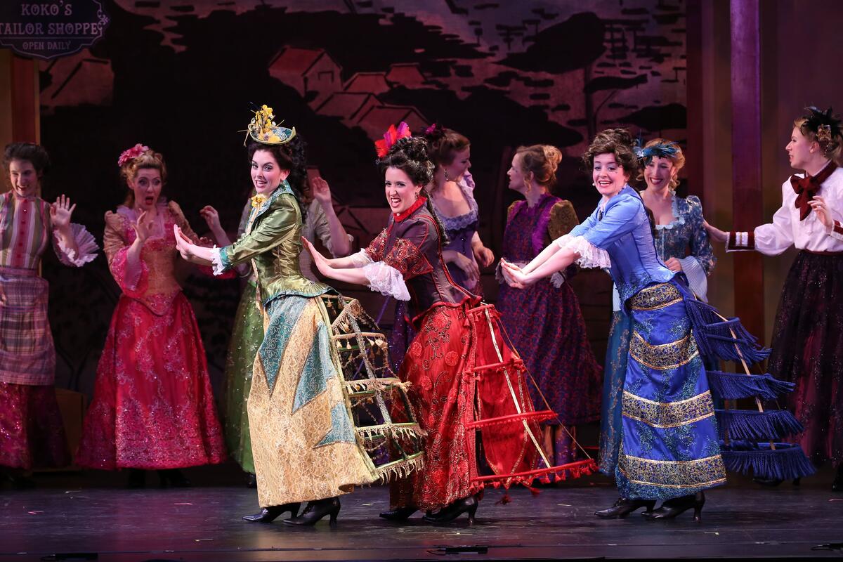 The Three Little Maids in The Mikado as performed by the New York Gilbert and Sullivan Players