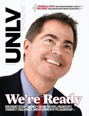 Magazine cover featuring We're Ready story