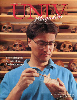 Magazine cover featuring Uncovering the Secrets of an Ancient Culture story