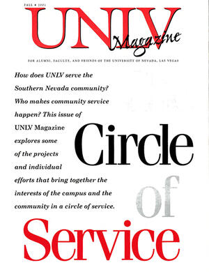 Magazine cover featuring Circle of Service story