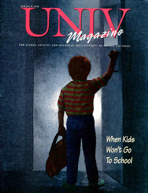 Magazine cover featuring When Kids Won't Go to School story