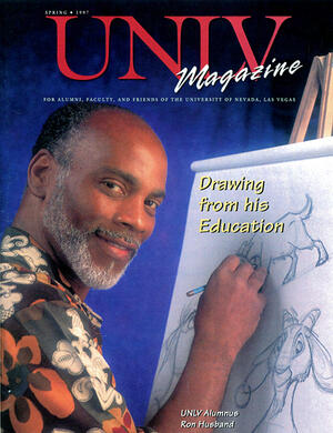 Magazine cover featuring Drawing from the Education story