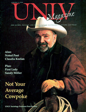 Magazine cover featuring Not Your Average Cowpoke story