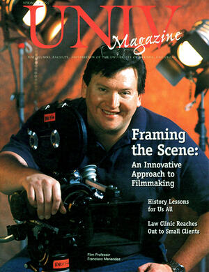 Magazine cover featuring Framing the Scene story