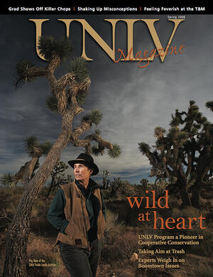 Magazine cover featuring Wild at Heart story
