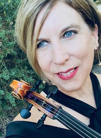 woman with instrument