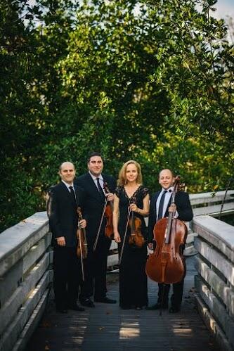 The Amernet String Quartet on bridge