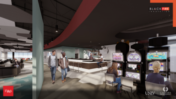 3D model rendering of a room