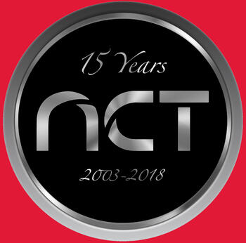NCT logo celebrating 15 years